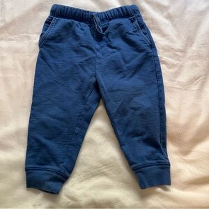Tea Collection Blue Jogger Sweatpants 9-12 Months Drawstring Adjustable